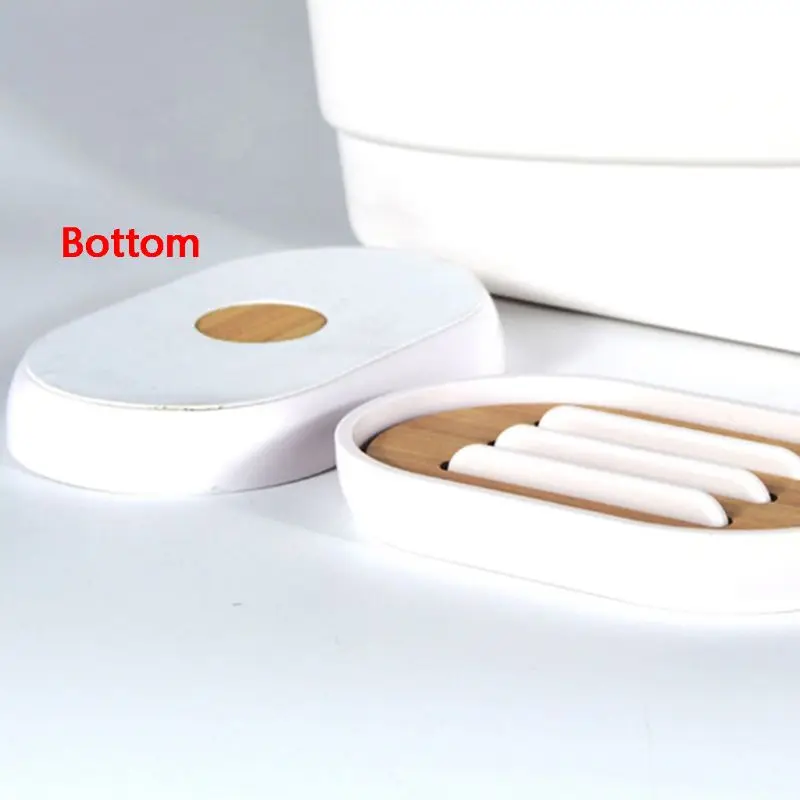 Бамбуковый держатель для мыла подставка ванной и душа коробка хранения стойка