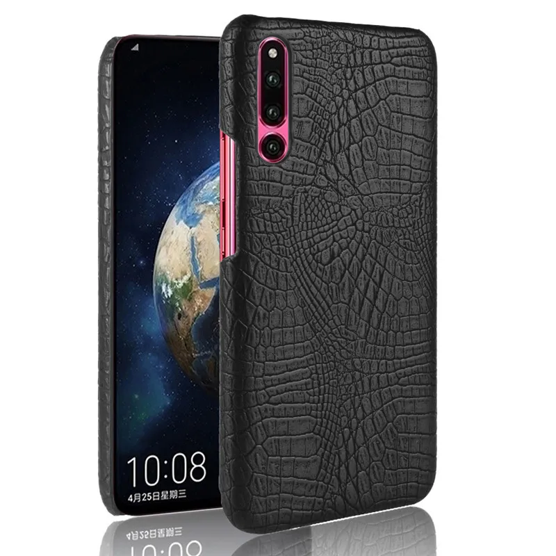 Черный For Huawei P30 phone case Luxury PU leather TPU crocodile Silicone Cover Shockproof Case For Huawei P30 P 30 protective case bag - Цвет: Черный