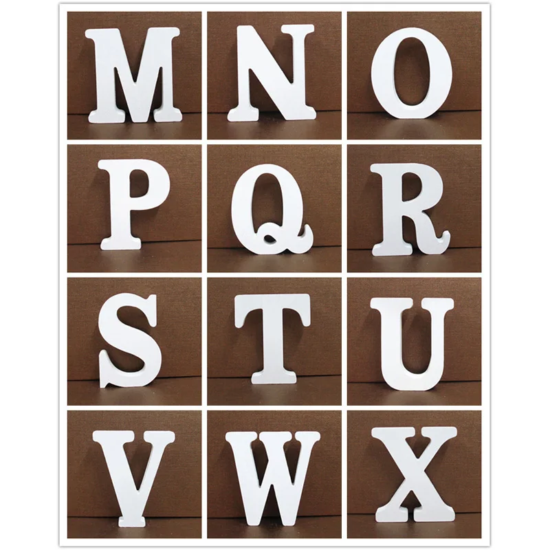 Алфавит сделай сам деревянный модный Свадебный декор для вечеринок праздничные