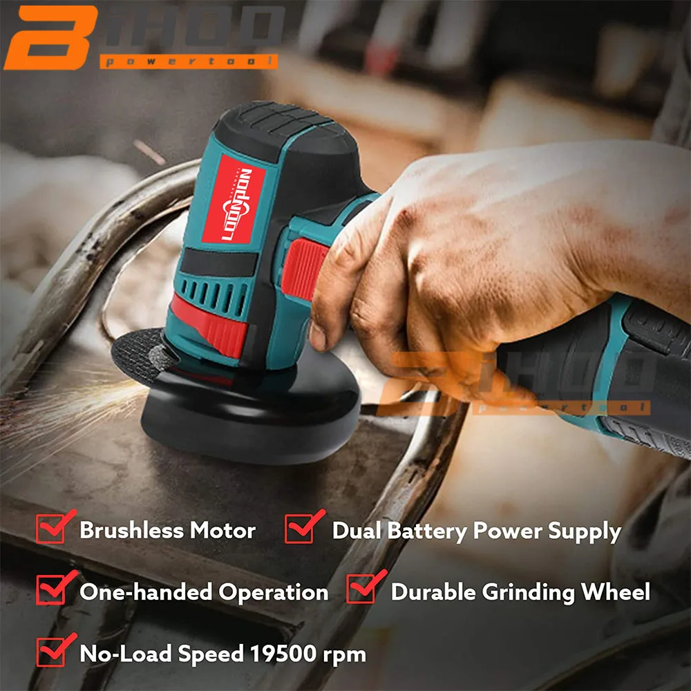 Угловая мини-шлифовальная машина 12 В. Бесщеточная Беспроводная шлифовальная с 1