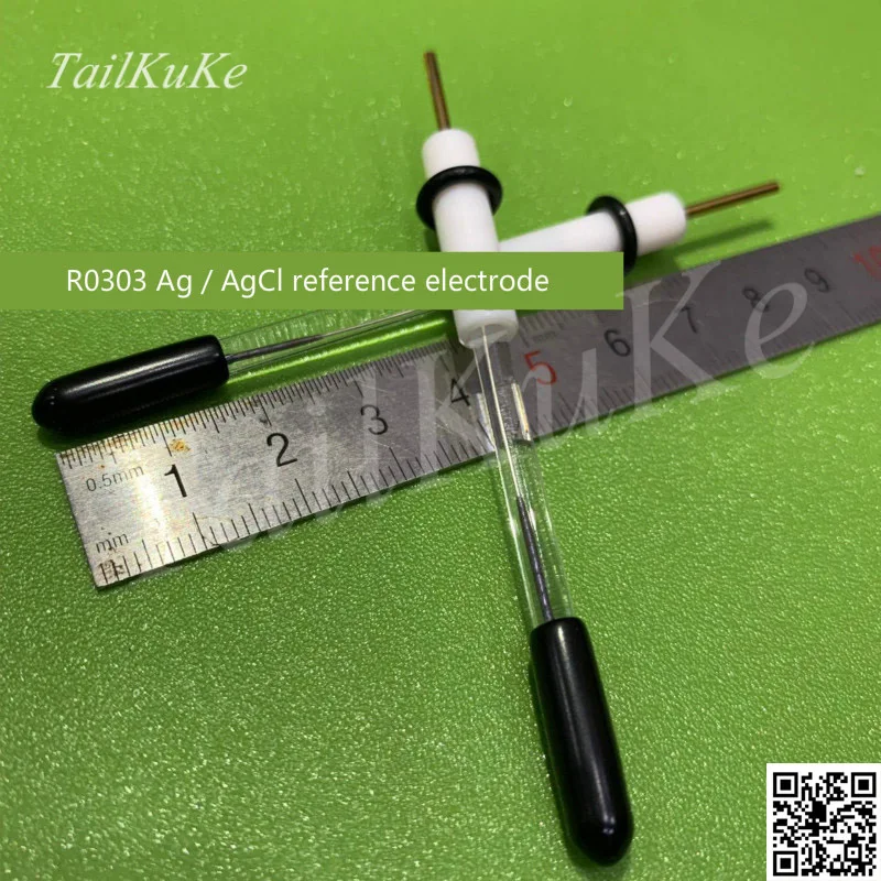 Исходный электрод Sil ver chloride. Опорный R0303 Ag/AgCl. Съемный и заполненный жидкостью. |