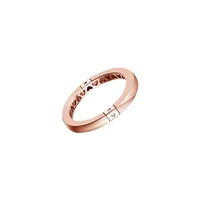 logo hearts ring clear cz wedding ring rose gold jewelry making for woman fashion female rings for party proposal ring
