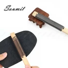 Деревянный нож сделай сам для ремонта резиновой подошвы, противоскользящий инструмент для ремонта обуви, аксессуары для обуви, шлифовальные накладки для пятки, пилка для игл