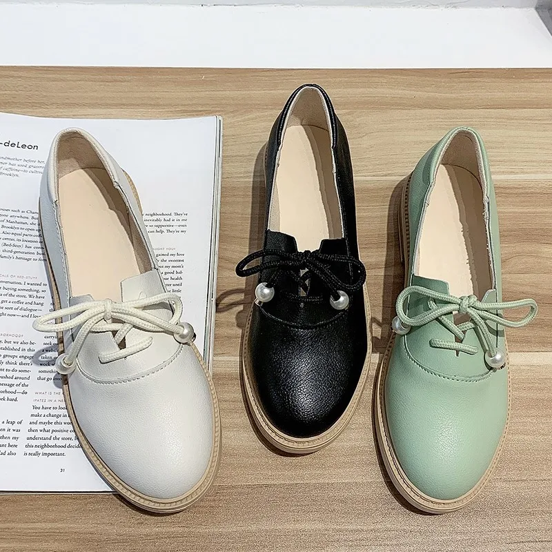 Женские тонкие туфли Новинка осени 2020 года Женская обувь в британском стиле