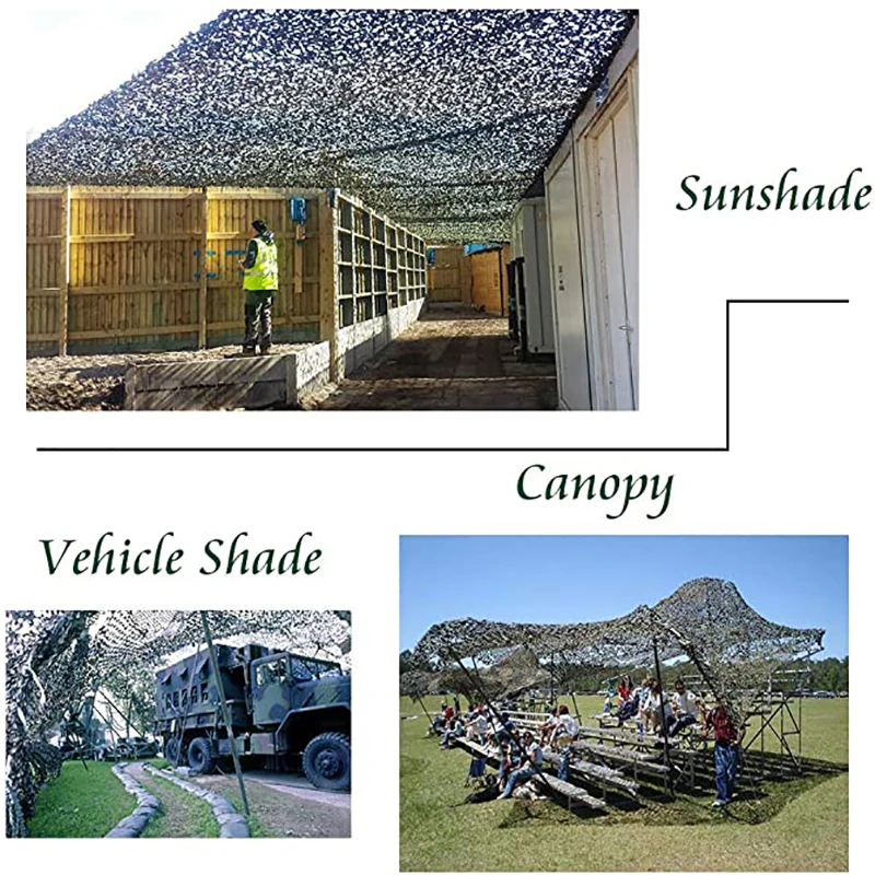 Camo Netting 2*3 4 5  3*3 Sun Shade Decoration Camouflage Net Blinds Great For Sunshade Camping Shooting Hunting Net With Mesh