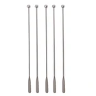 5 шт., многоразовые палочки из нержавеющей стали для перемешивания эпоксидной смолы, 7,5 дюйма