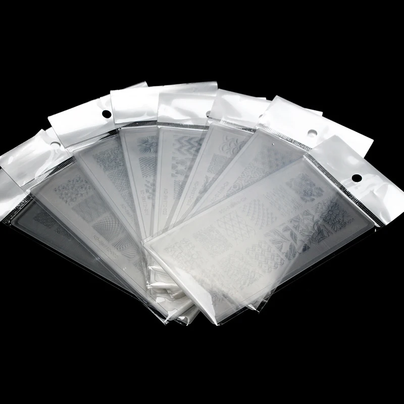 Креативный дизайн ногтей пластмассовая штамповочная пластина BC Серия Цветочный