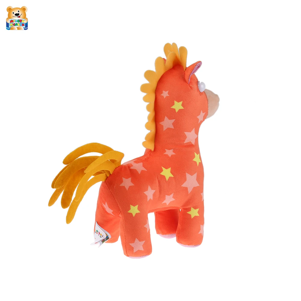 Игрушка мягкая Мульти-пульти Лошадка Иго-го из мультфильма Деревяшки 20см русская