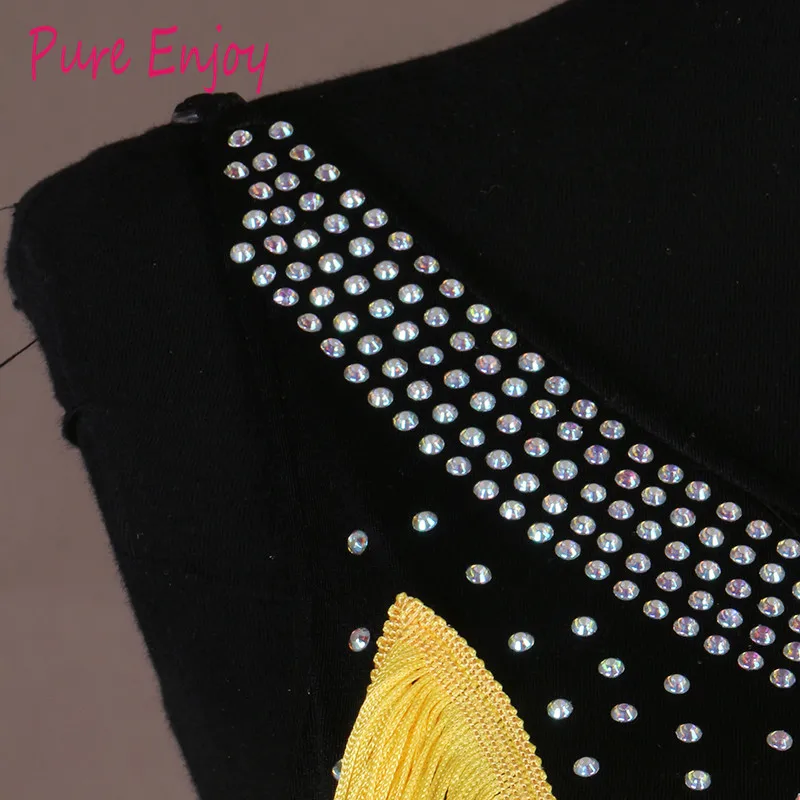 Латинское платье с бахромой для девочек и девушек бальные танцы танцевальное