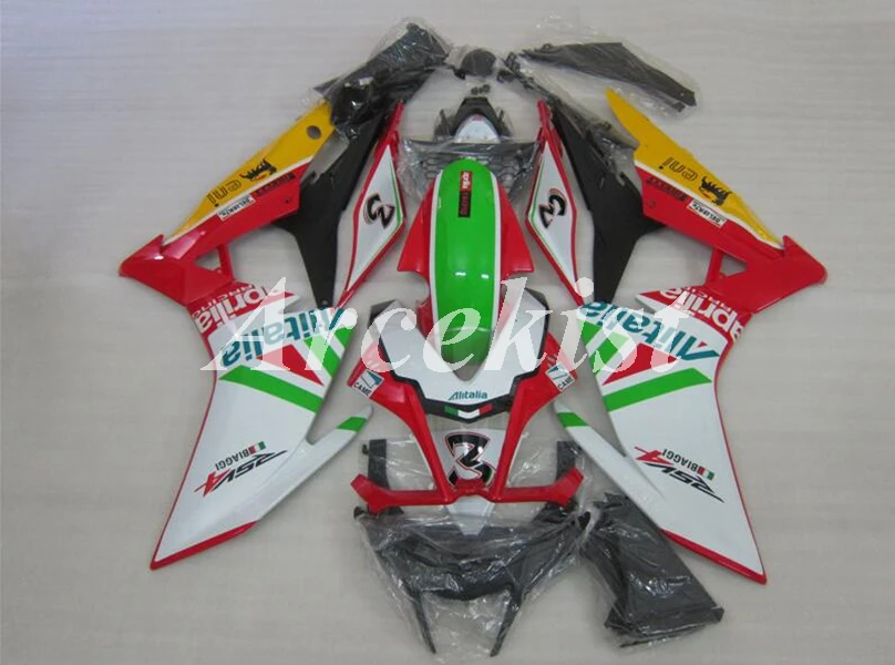 Комплект обтекателей из АБС пластика для мотоцикла подходит Aprilia RSV4 1000 2009 2010 2011 2012