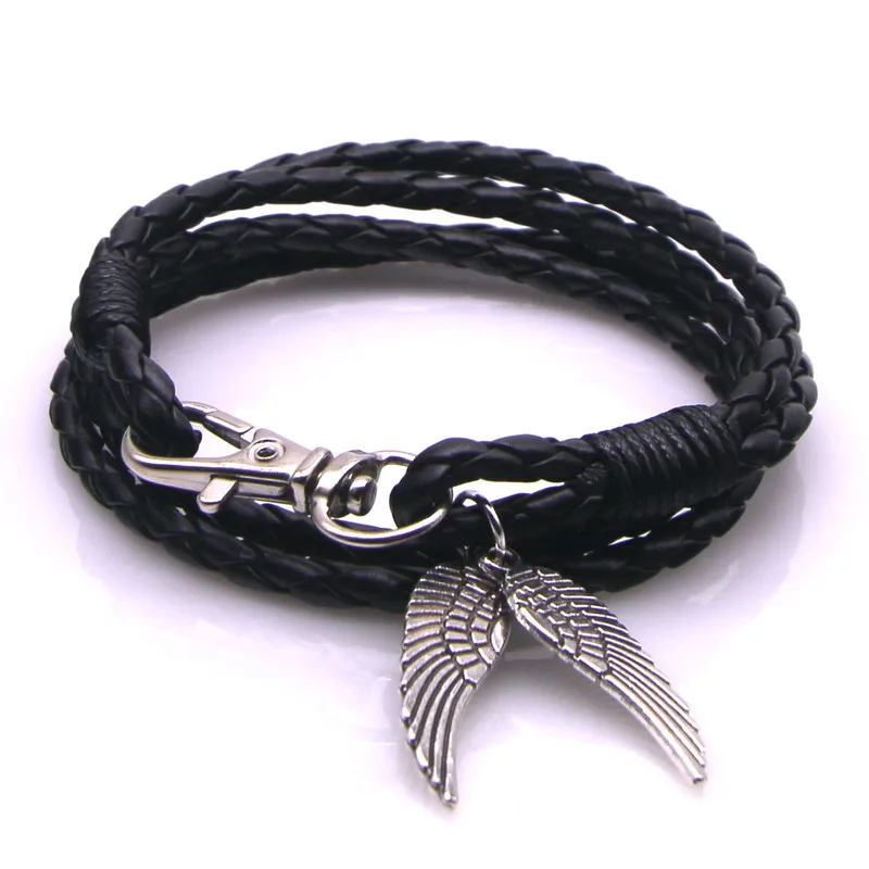 26 цветов лидер продаж модный Многослойный кожаный браслет! Очаровательные