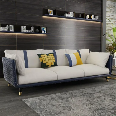 Фабричная продажа прочный деревянный тканевый диван в скандинавском стиле