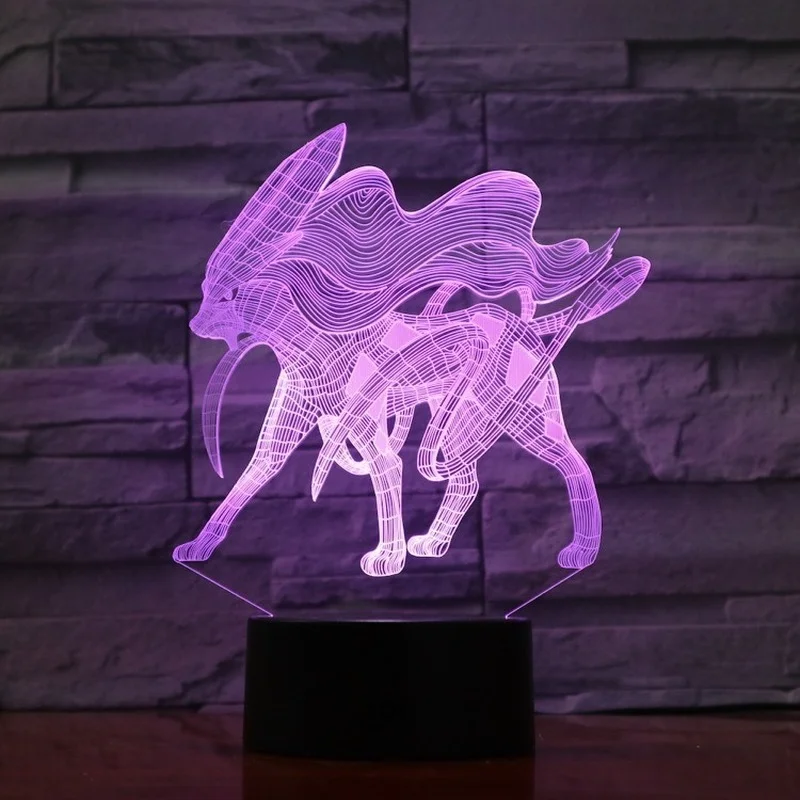 

TAKARA TOMY New Pokemon 3d night light colorful LED touch visual light creative gift atmosphere small table lamp birthday gift