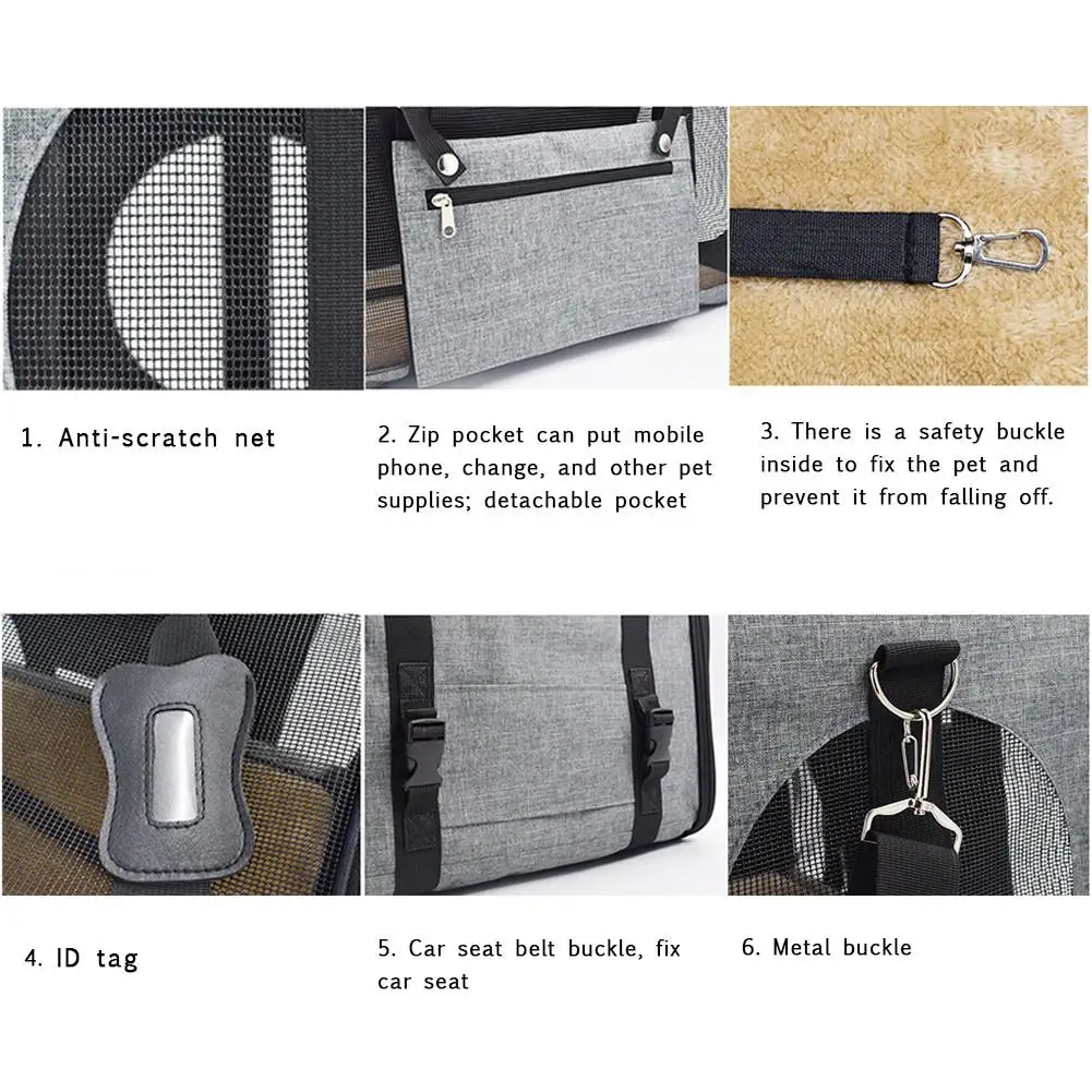 Сумка для перевозки собак утвержденная авиакомпанией переносная мягкая сумка