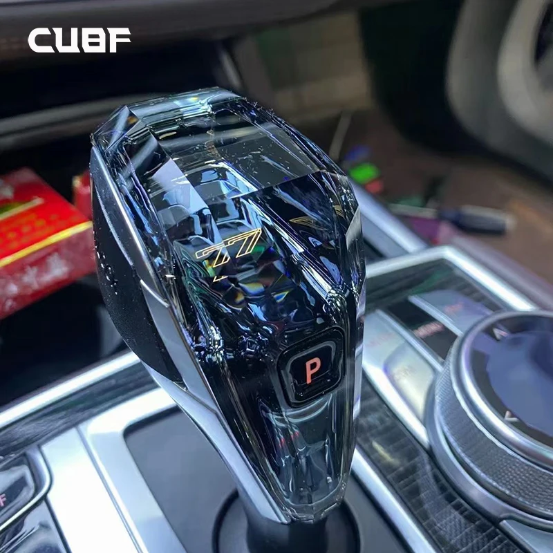 

For New 7 Series G11 G12 Crystal gear knob universal gear shift crystal accessories parts manual shifter automatic