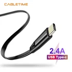 Кабель для быстрой зарядки Cabletime, USB Type C, для Oneplus, Samsung S10, Huawei Nintendo N151