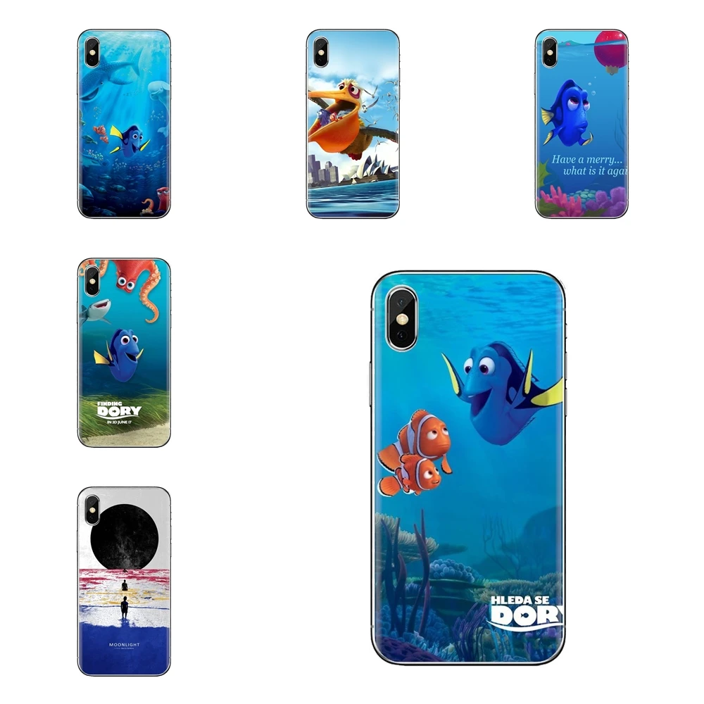 For iPod Touch Apple iPhone 4 4S 5 5S SE 5C 6 6S 7 8 X XR XS Plus MAX Transparent TPU Cases Covers movie Finding Oscar wallpaper |