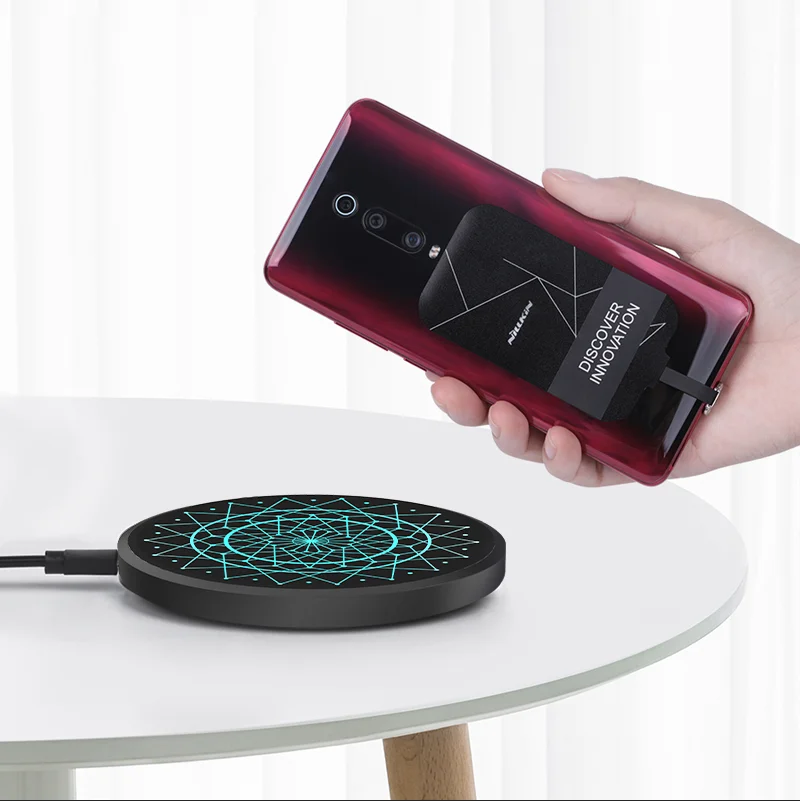 15W MagicPlate Для samsung Note 10/S10/S10 Plus/S9 Беспроводное зарядное устройство 10 Вт быстрая Беспроводная зарядная площадка qi-сертифицированная для iPhone XS/8 Mi 9 зарядное устройство - Тип штекера: 15W MagicPlate