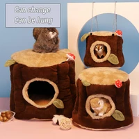 durable rat hammock adorable compact adorable stump design squirrel bed cage hamster nest guinea pig nest