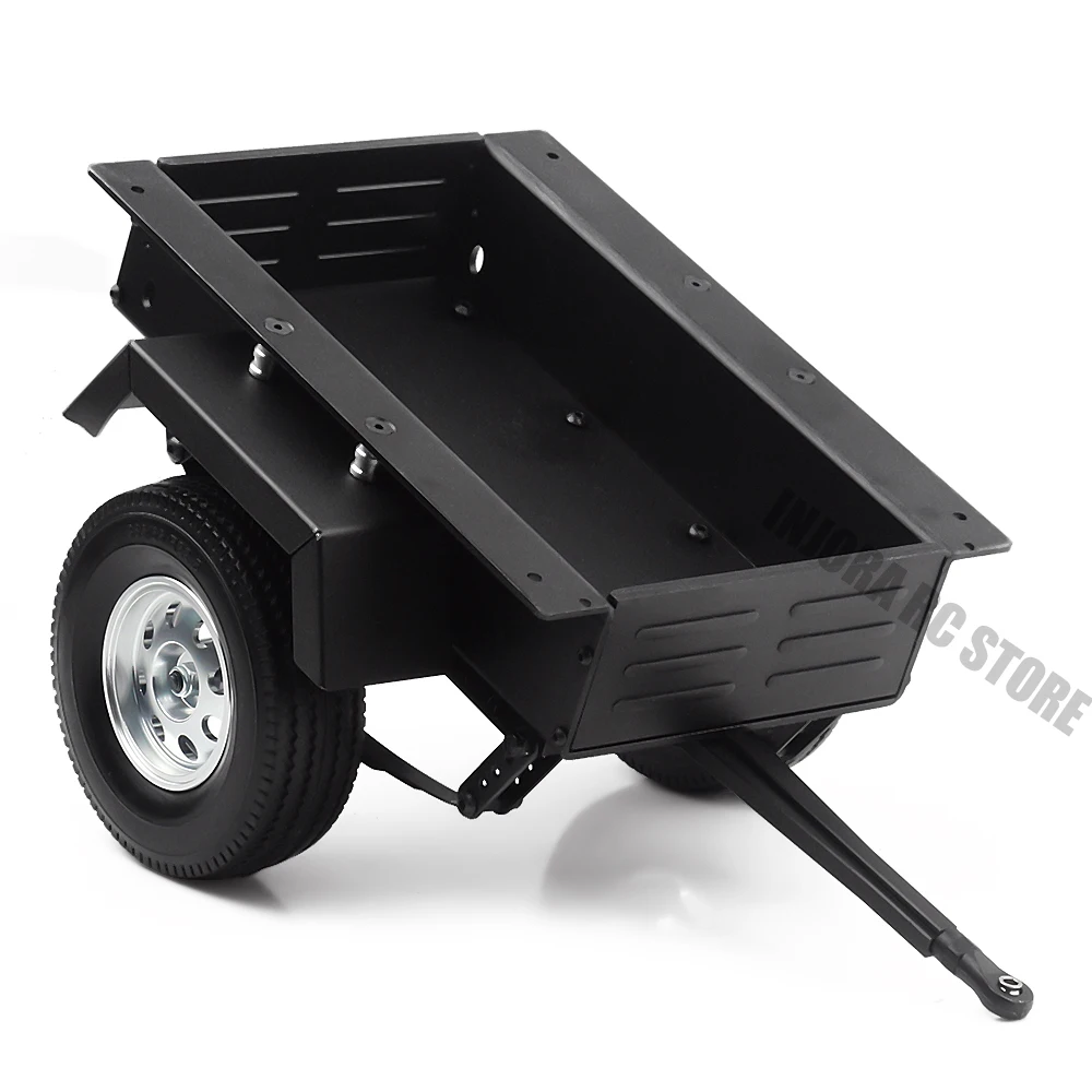 Металлическое черное/красное весеннее прицеп ведро для масштаба 1:10 RC Rock Crawler Traxxas