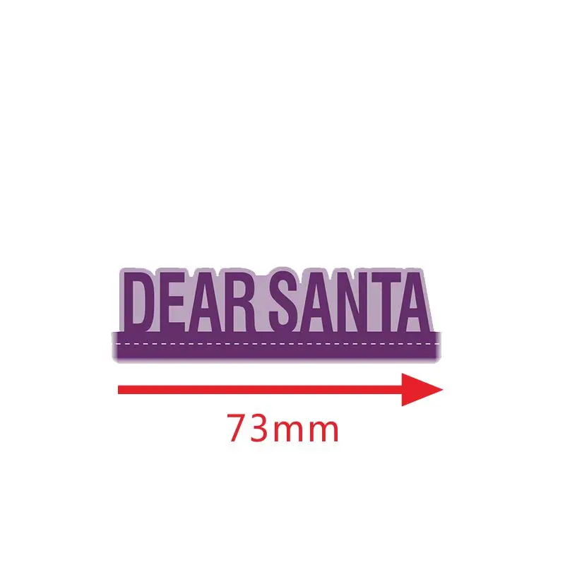 6 Merry Christmas Noel Letter Santance Line рамка металлические Вырубные штампы Скрапбукинг открытка для рукоделия украшения трафарет новые штампы - Цвет: 6