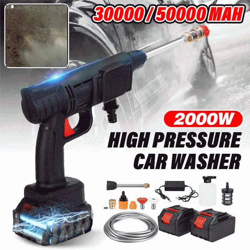 Беспроводной пистолет для мойки автомобиля высокого давления 2000 Вт 90 бар Makita 18 в