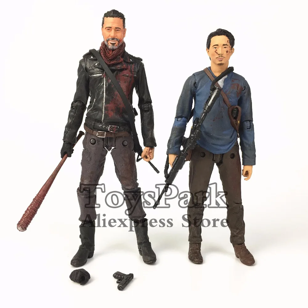 2017 с изображениями из сериала Ходячие мертвецы AMC ТВ Series 5 &quotNEGAN И Гленн фигурку