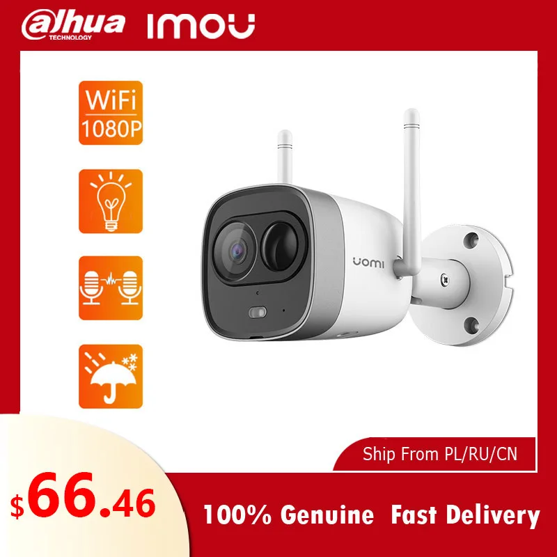 Сетевой видеорегистратор Dahua IP Камера открытый WI FI 1080P CCTV Imou пуля Новый