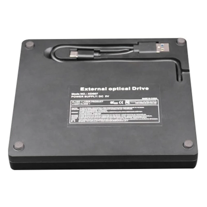 Внешний CD DVD привод Type-C USB 3 0 тонкий порт способный считывать CD/DVD-RW горелки с