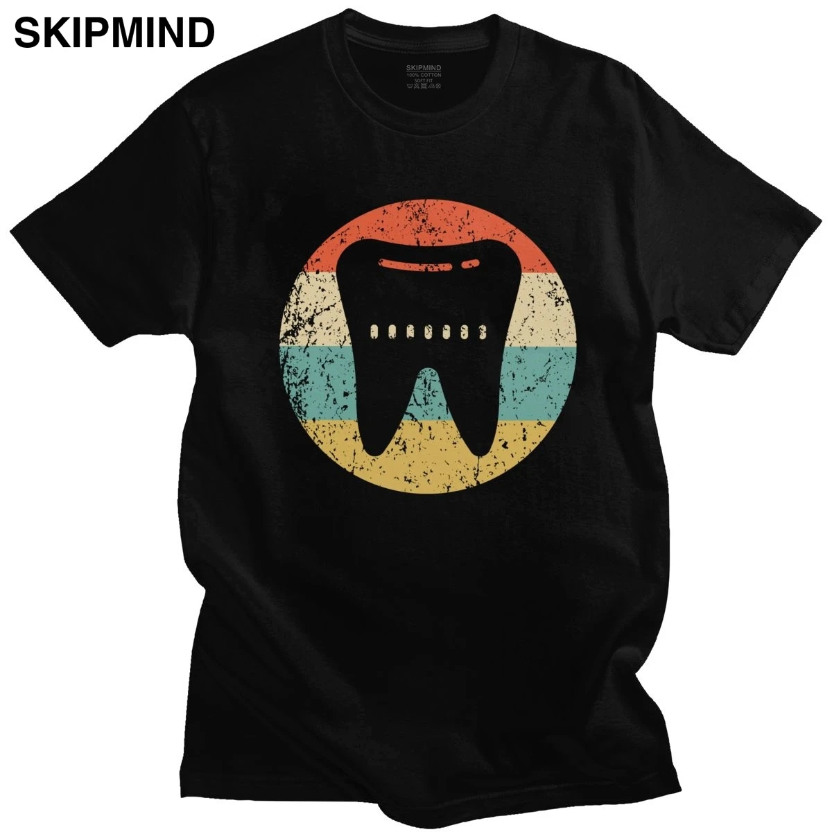 Футболка мужская с коротким рукавом Классическая хлопковая тенниска