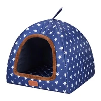 pet tent house semi enclosed comfortable warm yurt style kennel cat litter dog beds dog blanket chihuahua