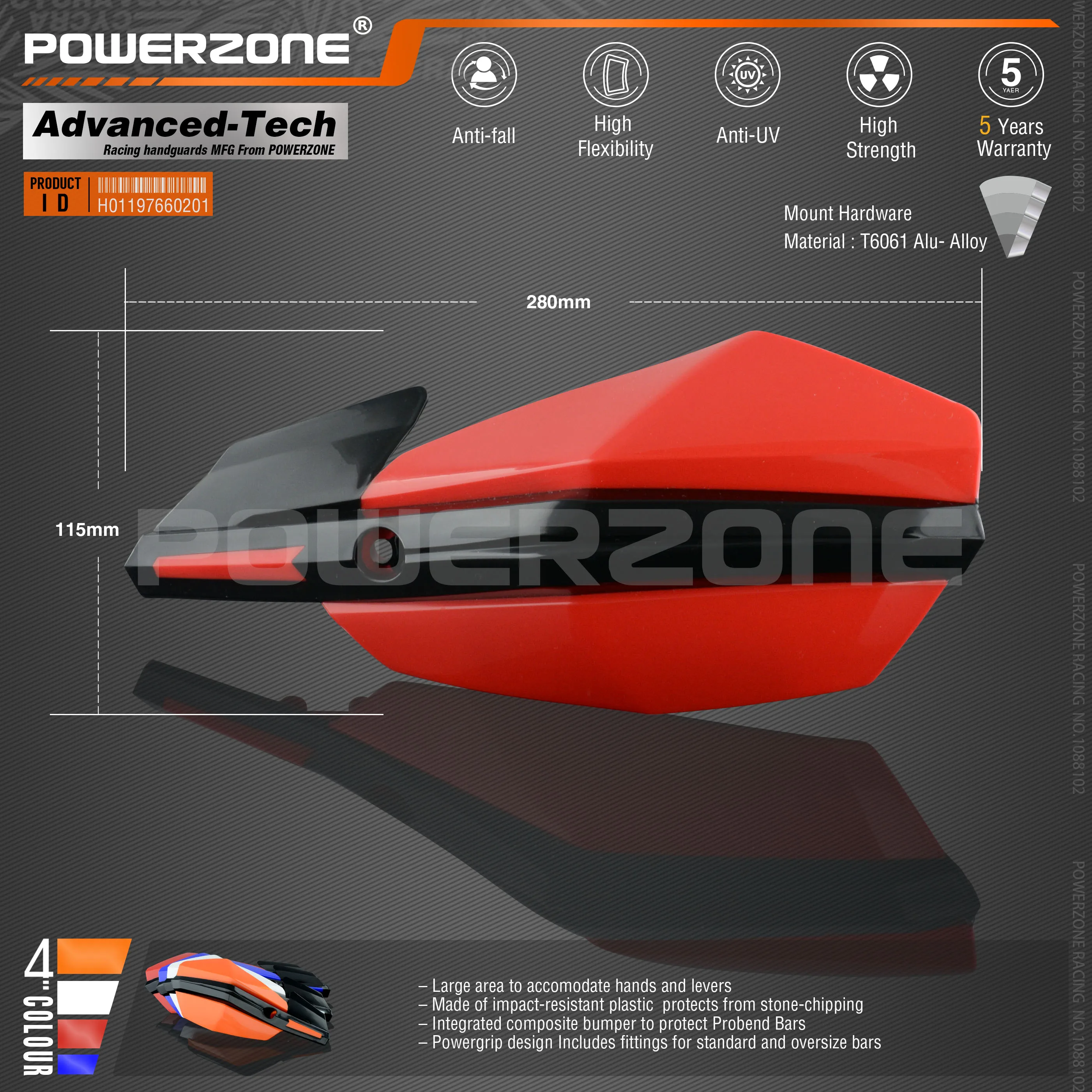 Powerzone ручные охранники для Honda KTM ADV EXC EnduroHusqvarna TE CRF WRF DRZ KLX мотоцикла квадроцикла |