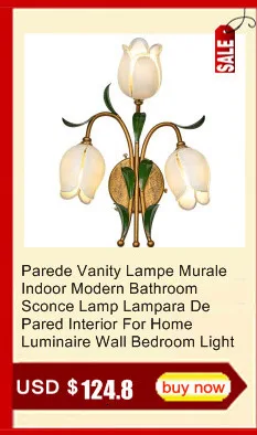 Badkamer Verlichting Industrieel лампа туалетный столик Wandlampen Lampara De Pared интерьер Wandlamp для дома настенный светильник для спальни