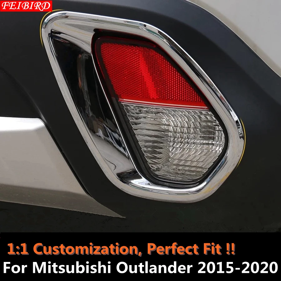 Аксессуары для Mitsubishi Outlander 2015 2016 2017 2018 2019 2020 комплект крышек противотуманных фар