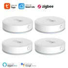 Датчик температуры и влажности Tuya Zigbee, домашний гигрометр с Wi-Fi и термометром, с поддержкой Alexa Google Home, 1 шт.