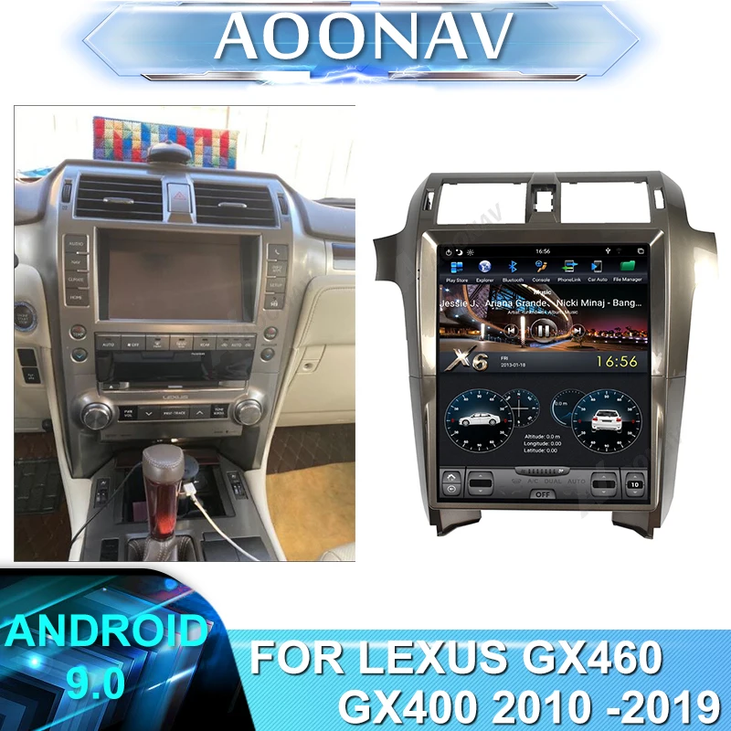 

15 inch 2din 2 din Android car radio multimedia player For LEXUS GX460 GX400 2010-2019 car stereo autoradio Tesla screen auto