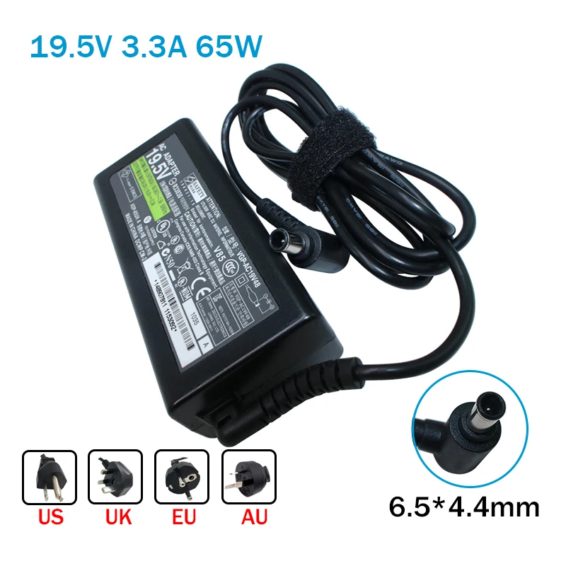 

Genuine 19.5V 3.3A 65W Laptop Ac Power Adapter for Sony VAIO VGP-AC19V43/VGP-AC19V44 VGP-AC19V48 VGP-AC19V49 VGP-AC19V63