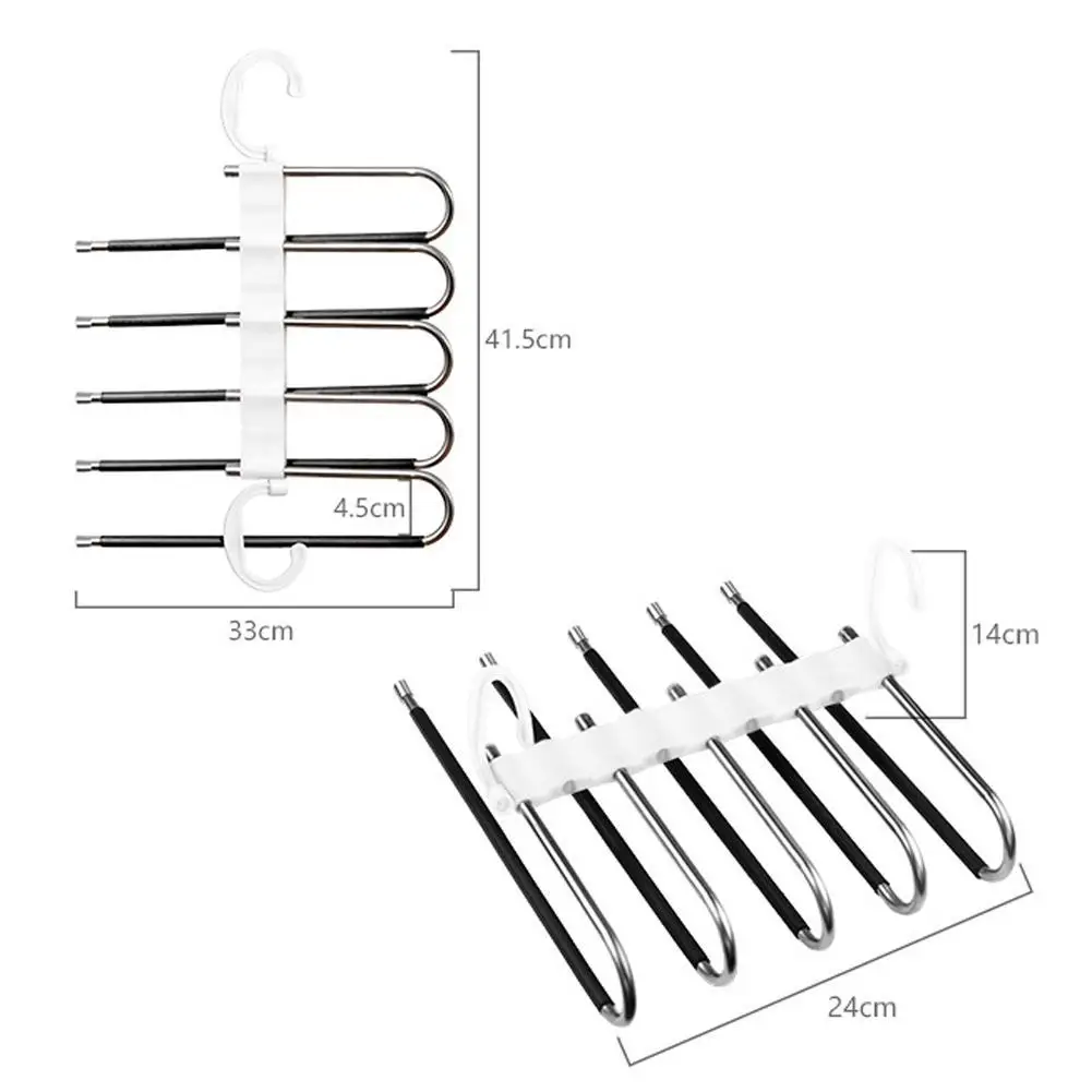 

Multifunctional Pants Hanger For Clothes Rack Closet Organizer Adjustable Pants Storage Shelf Wardrobe Organizer Trouser Hanger