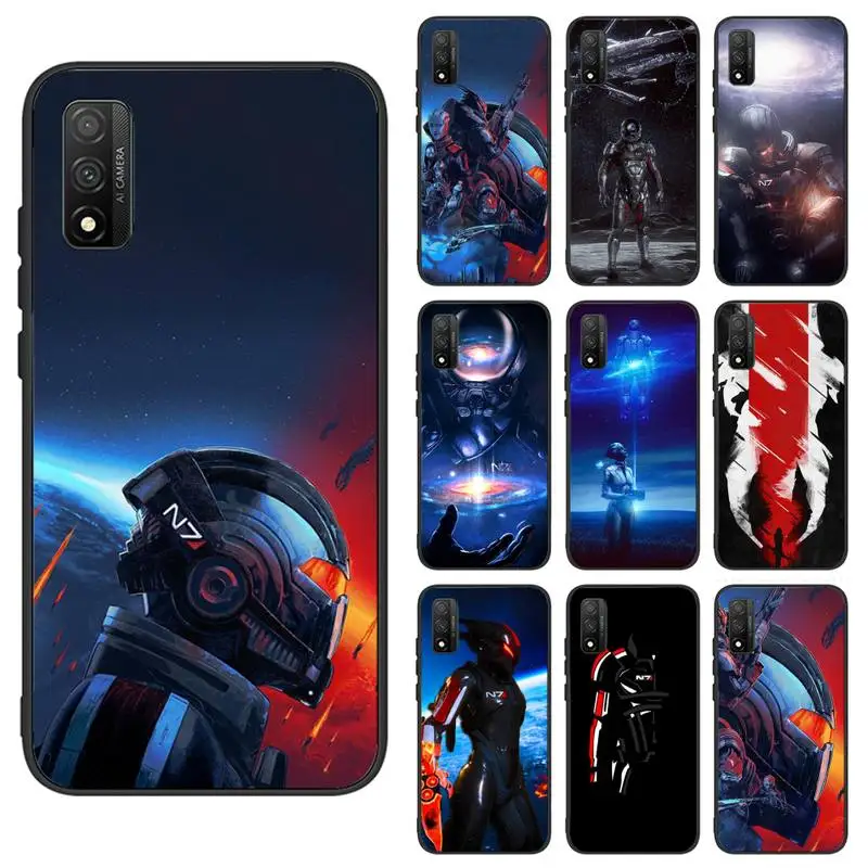 

N7 Mass Effect Phone Case For Samsung A10 A01 A02 A20 M30 A31 A40 A50 S A52 A51 A70 A71 A80 A91 Cover Fundas Coque