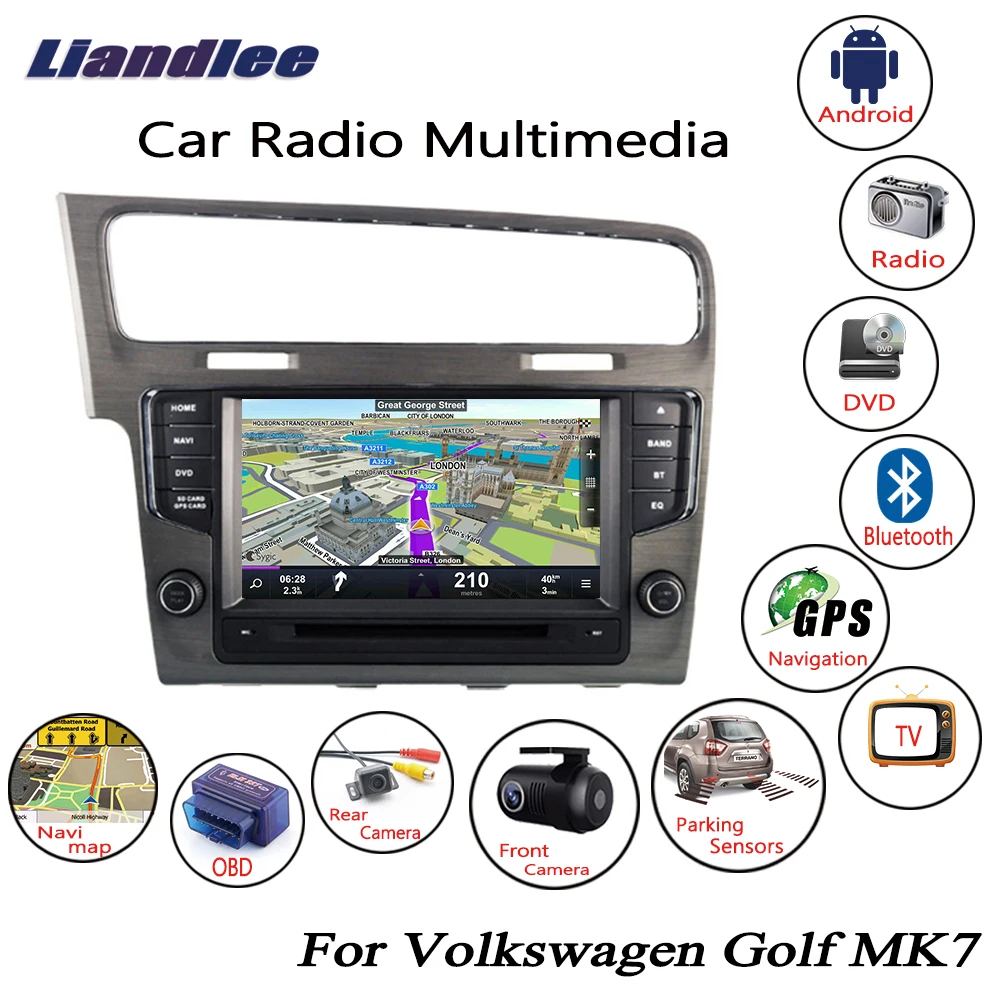 Мультимедийная автомобильная система для Volkswagen VW Golf MK7 2012 ~ 2018 Android радио CD DVD плеер