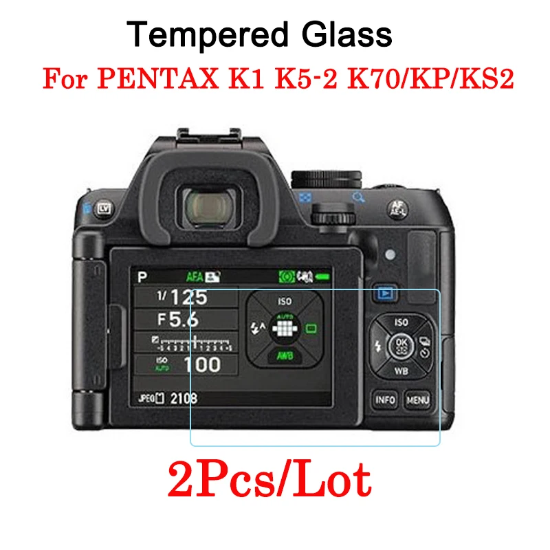 

2 шт. Защитная пленка для экрана для PENTAX K1 K5-2 K70/KP/KS2 высокое качество водонепроницаемое прочное закаленное стекло прозрачная защитная пленка