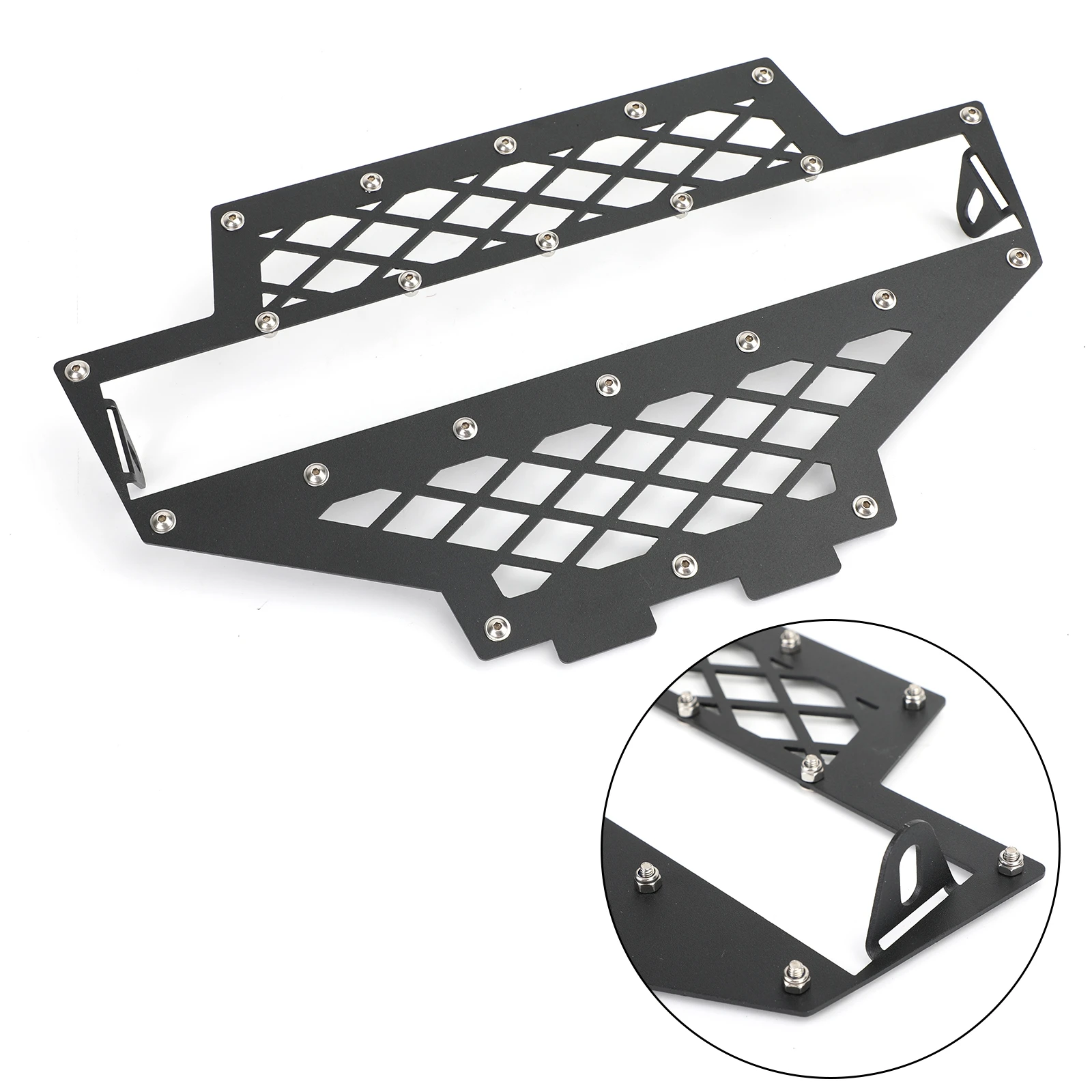 Areyourshop для Polaris RZR 800& RZR S& RZR 4 RZR 570 UTV светодиодный светильник решетка гриль из нержавеющей стали 1" ATV запчасти