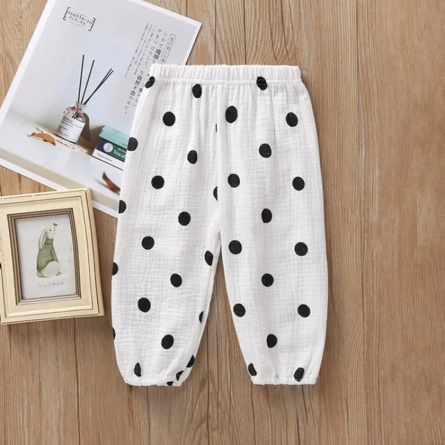 

Spring Baby Girls Trouser Cotton Soft Playful Cute Pattern Cartoon Print Infant Kid Linen Bloomers Toddler Girls Pants 80-110cm