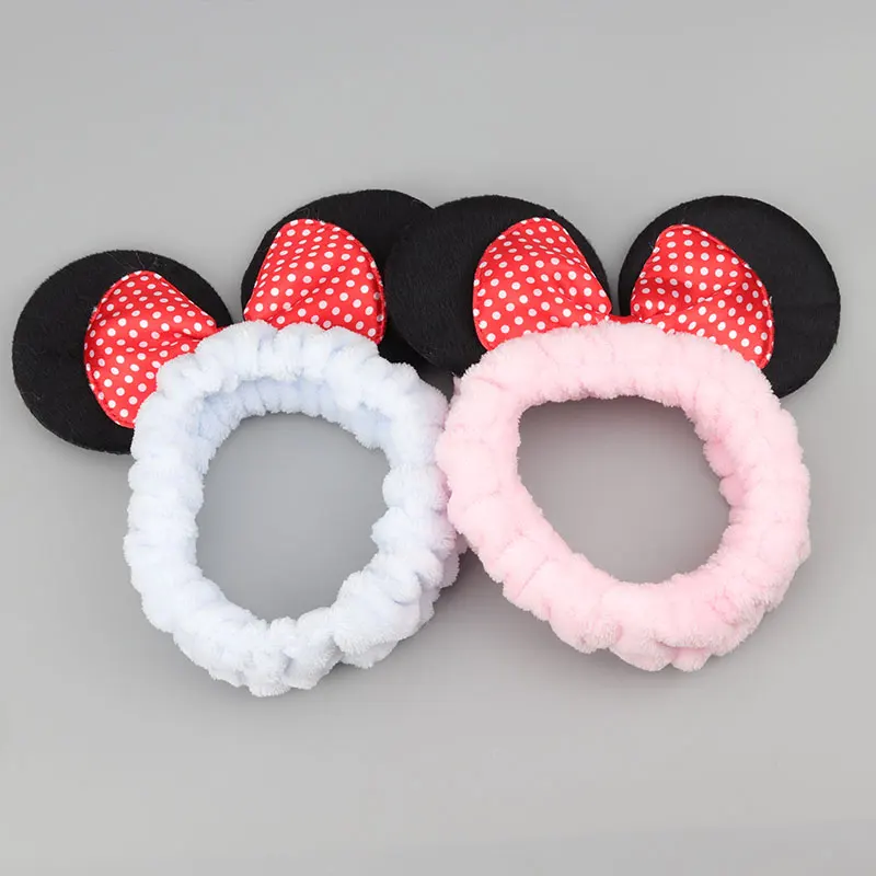 Повязка на голову с большими ушками из мультфильмов бабочкой Женская повязка