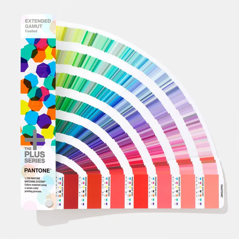 1729 цветов s Pantone расширенная гамма с покрытием GG7000 международный стандарт CMYKOGV