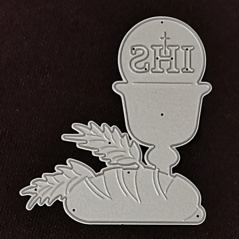 

Holy Religion IHS Metal Cutting Dies New Handcraft Bread wheat Die Stencils For DIY Scrapbooking Card Decorative Embossing Die