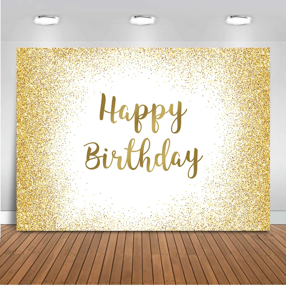 Блестящий розовый день рождения украшение для фотографии на заказ фон photocall boda