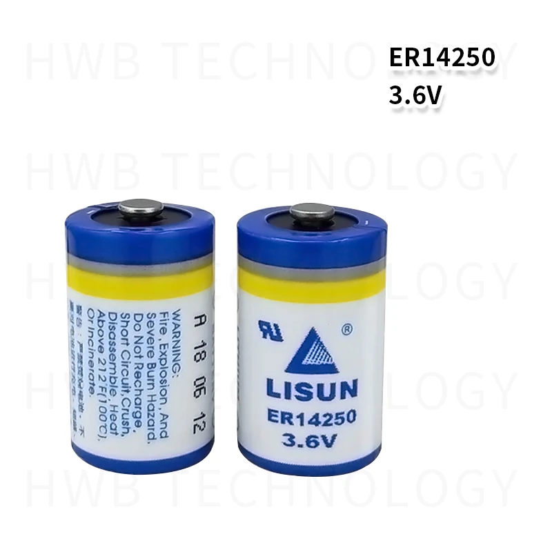 2 шт./лот для Ramway brand 1/2AA ER14250 3 6 В 1200 мАч ПЛК литиевая батарея бесплатная доставка|lot