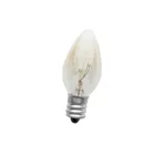 Лампа накаливания E12 C7, алюминиевый компактный вольфрамовый ночник с винтовым креплением, с соляной лампой, 220 В, 240 в, 10 Вт, W0 значение