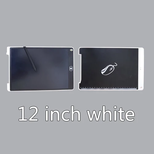 12 inch white 4,4/8,5/12 дюймов игрушки для рисования ультра-тонкие планшеты портативная ЖК-доска для письма е-писателя дети умные Ранние развивающие дети - Цвет: 12 inch white